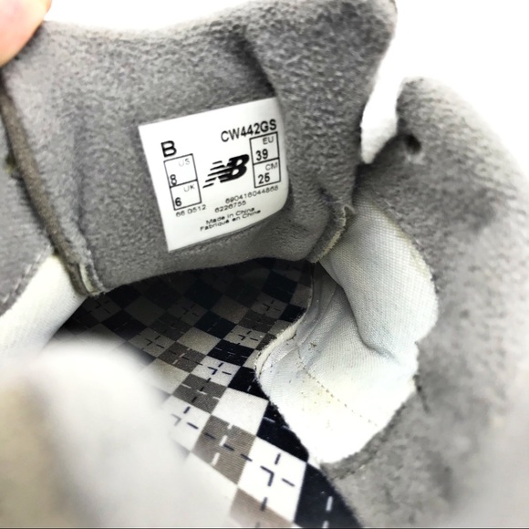 New Balance 442 Gray Sneakers with White Accents - Picture 8 of 8